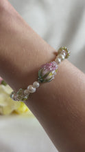 Load and play video in Gallery viewer, Strawberry flower Bracelet