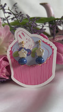 Load and play video in Gallery viewer, Blueberry Skies Earrings