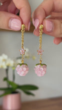 Load and play video in Gallery viewer, Rose Vine Earrings