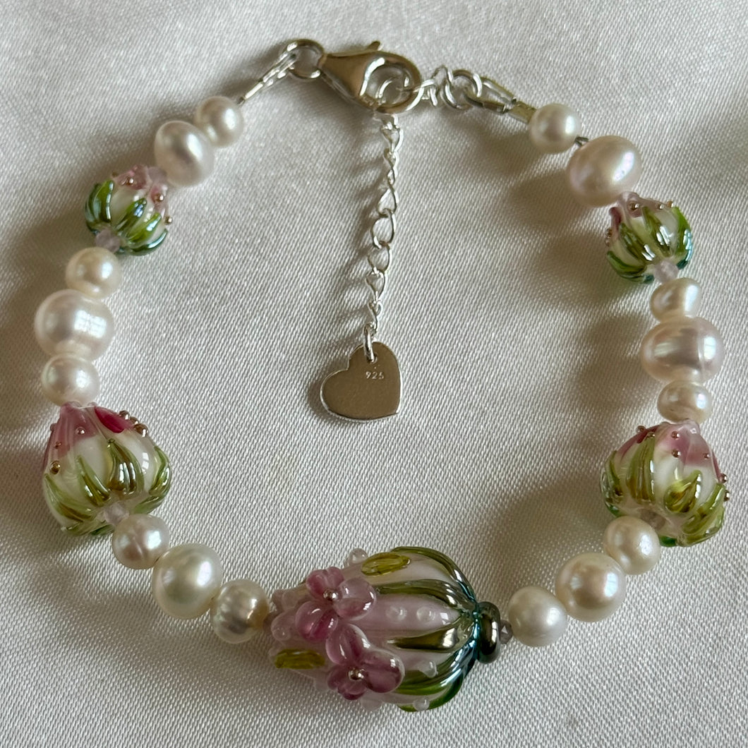 Strawberry flower Bracelet