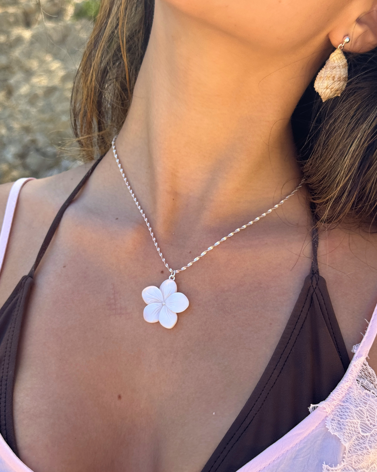 Pearly Pink Necklace