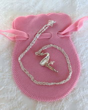 Load image into Gallery viewer, Vintage Swan &amp; Ballerina Necklace
