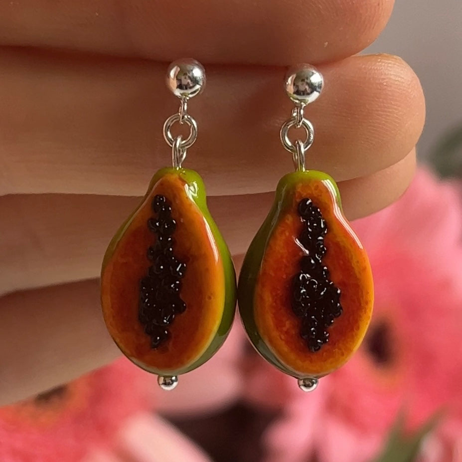 Papaya earrings hotsell