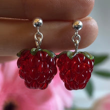 Load image into Gallery viewer, Raspberry Earrings
