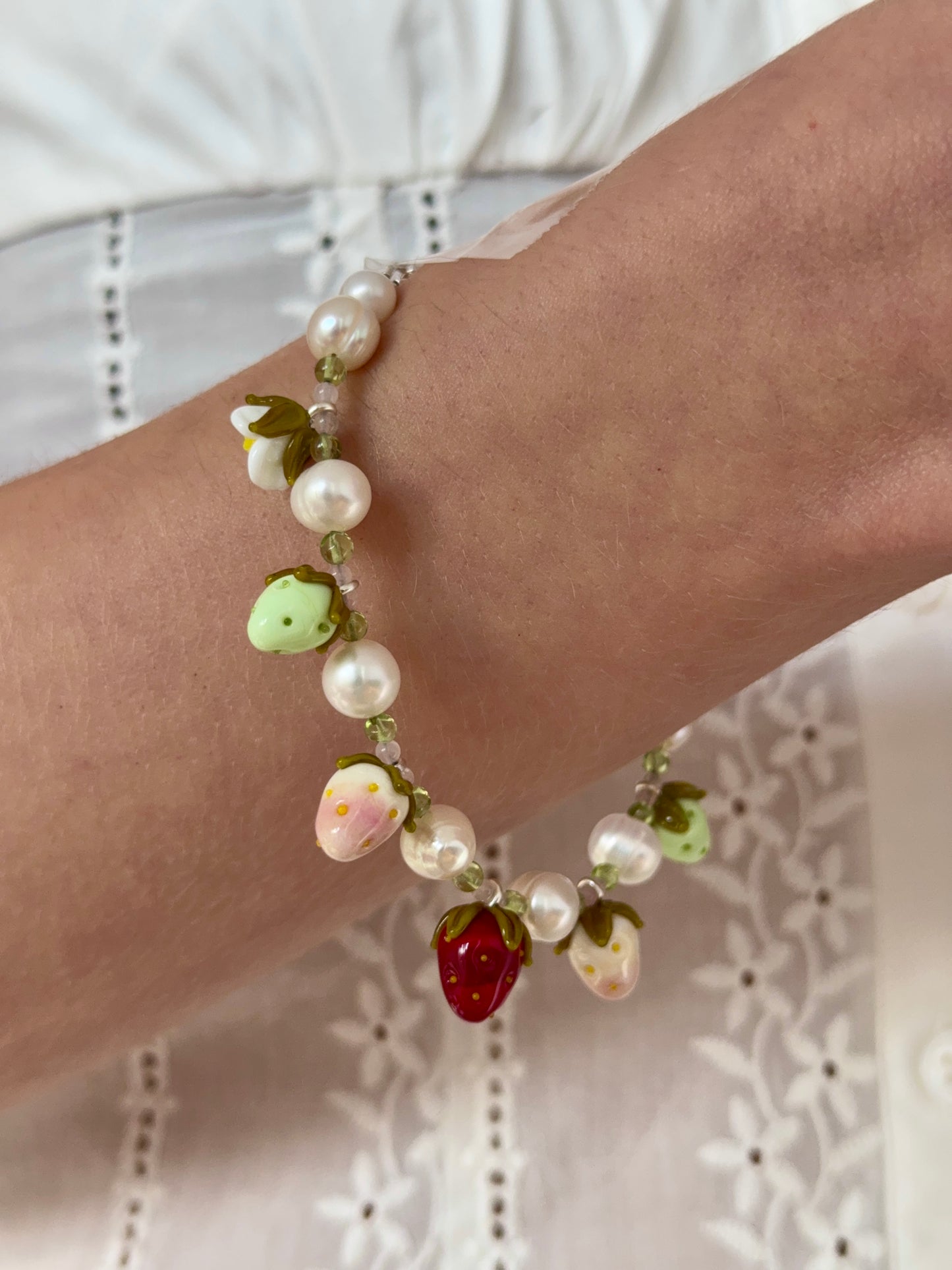 Strawberry Cycle Bracelet