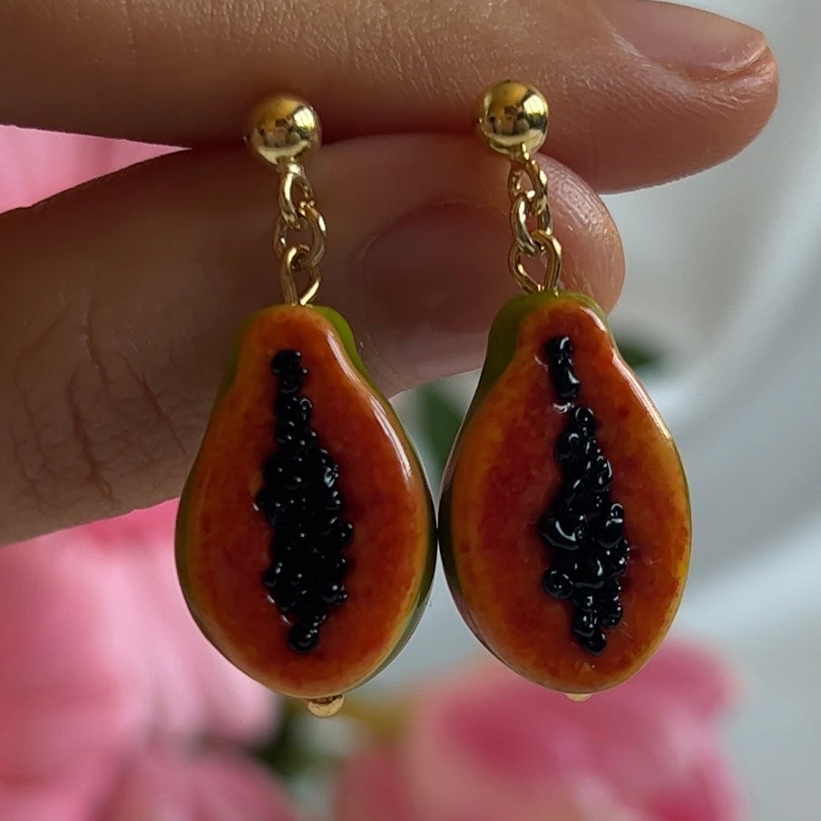 Papaya Earrings