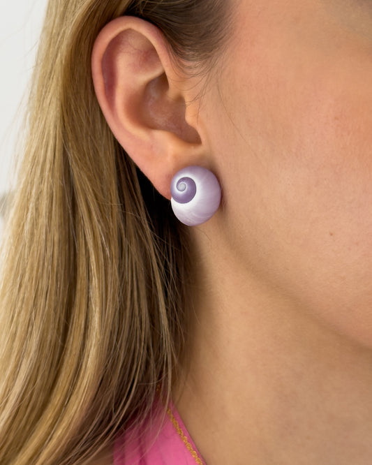 Purple Sea Earrings