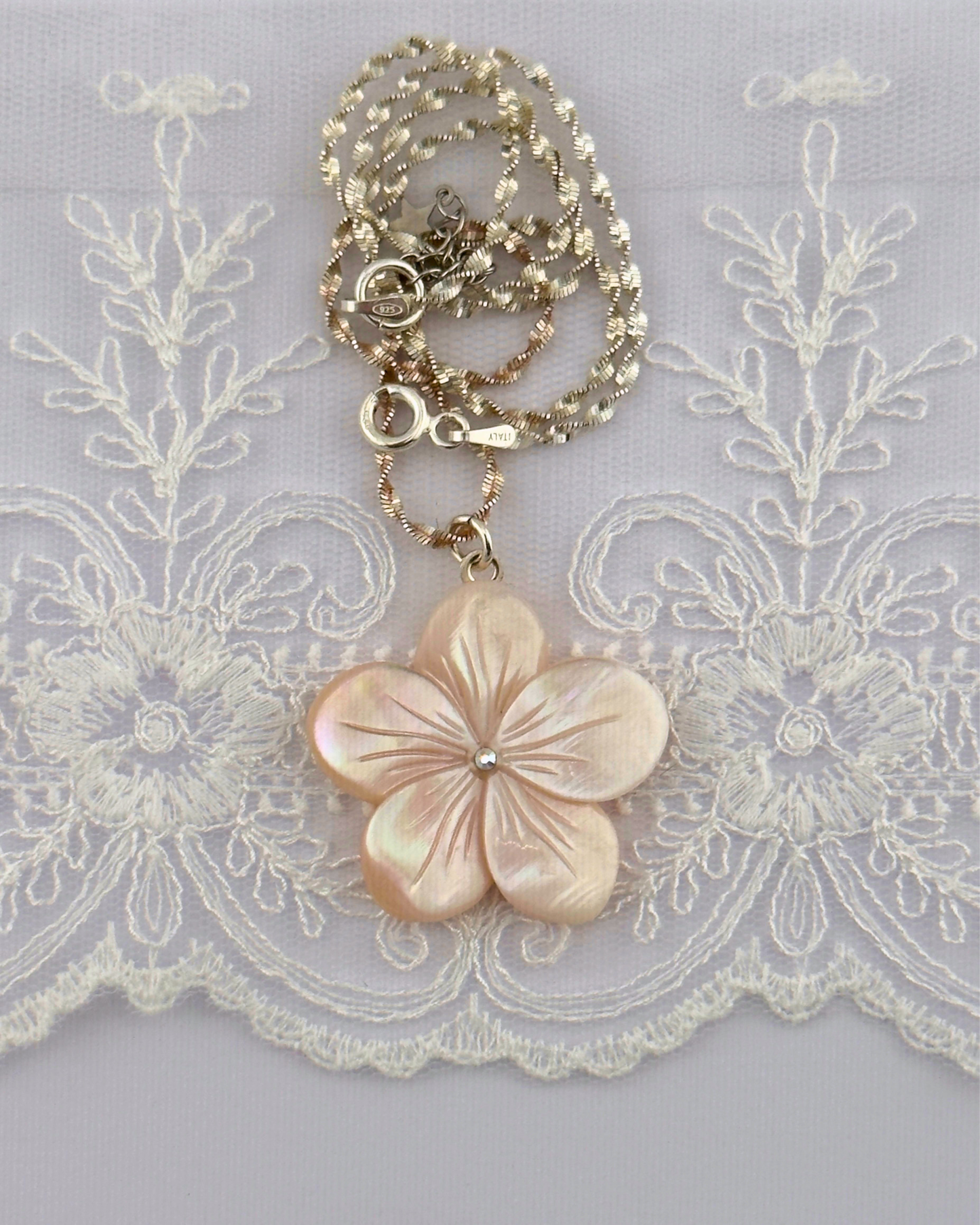 Pearly Pink Necklace