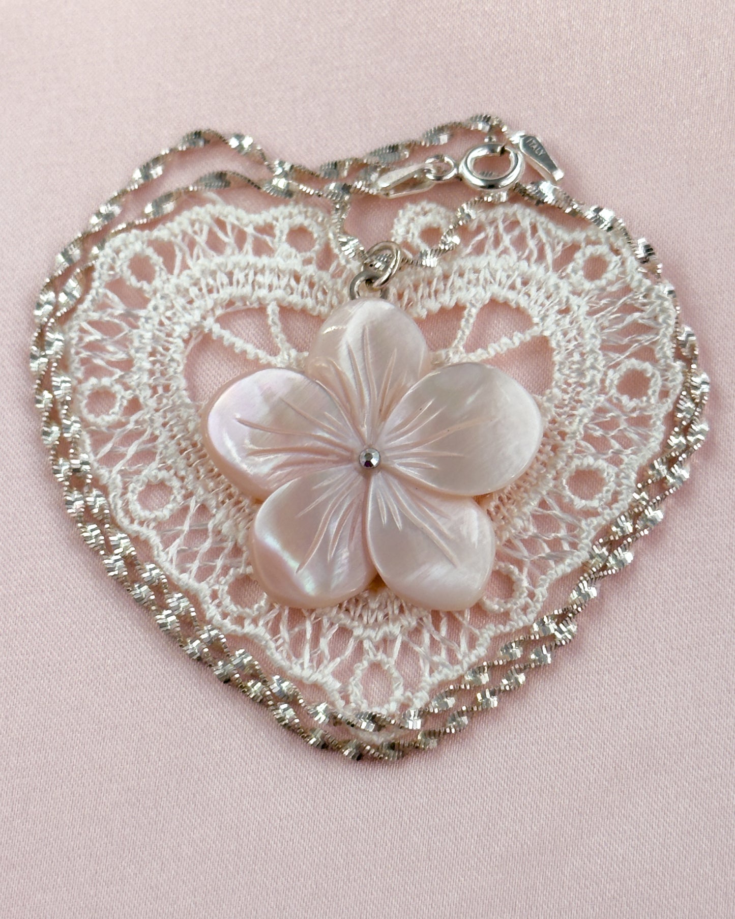 Pearly Pink Necklace