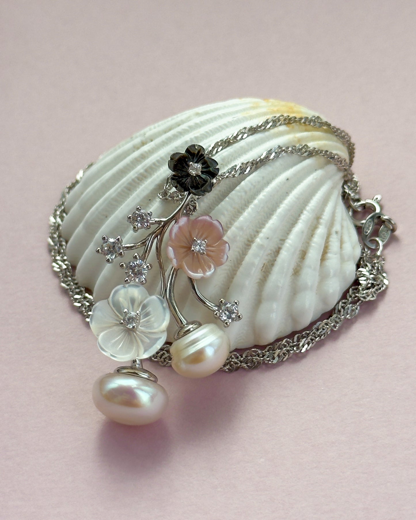 Petals of Pearls Necklace