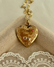 Load image into Gallery viewer, Vintage Heart Locket Necklace 2.0
