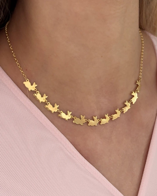 Counting Bunny Necklace