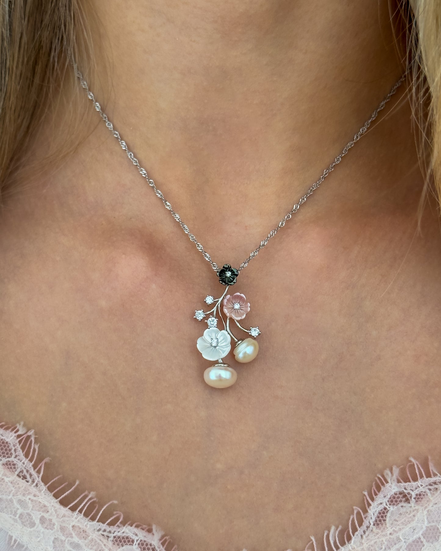 Petals of Pearls Necklace