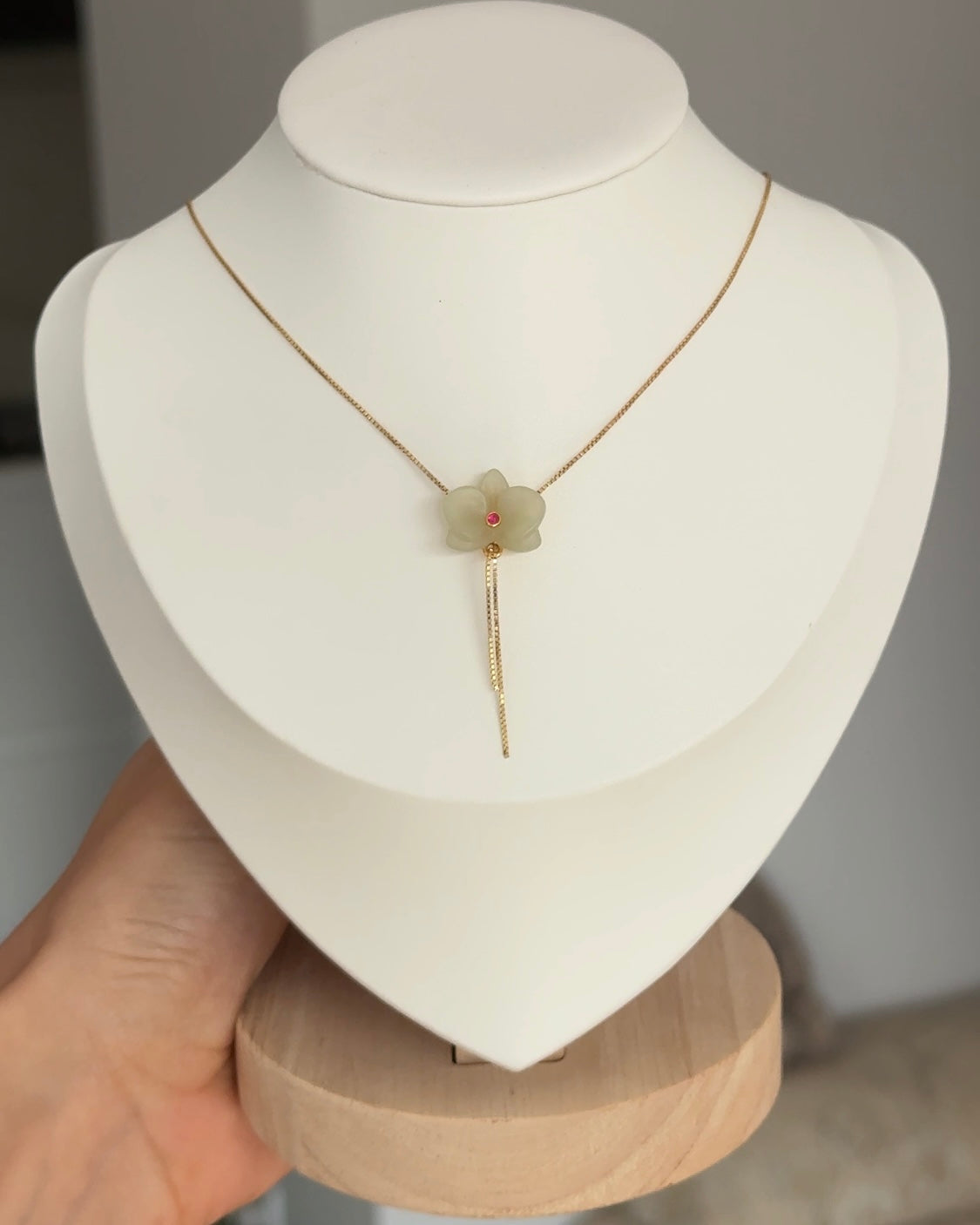 Orchid Jade Necklace