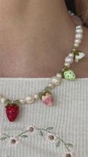 Load and play video in Gallery viewer, Strawberry Cycle Necklace
