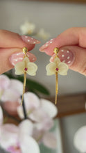 Load and play video in Gallery viewer, Orchid Jade Earrings
