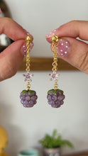 Load and play video in Gallery viewer, Violet Vine Earrings

