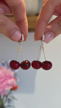 Load and play video in Gallery viewer, Cherry On Top Earrings

