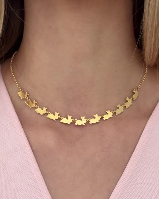 Counting Bunny Necklace