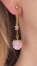 Load and play video in Gallery viewer, Rose Vine Earrings
