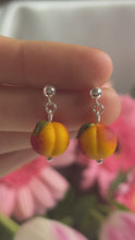 Load and play video in Gallery viewer, Peachy Earrings
