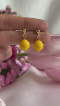 Load and play video in Gallery viewer, When Life Gives You Lemons Earrings
