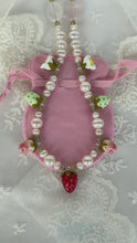Load and play video in Gallery viewer, Strawberry Cycle Necklace
