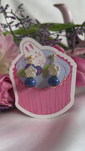 Load and play video in Gallery viewer, Blueberry Skies Earrings
