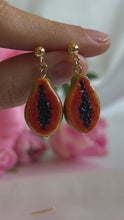 Load and play video in Gallery viewer, Papaya Earrings
