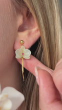 Load and play video in Gallery viewer, Orchid Jade Earrings
