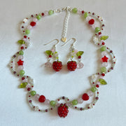 Raspberry Swirl Necklace